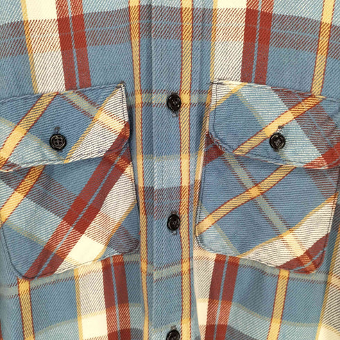 ファイブブラザー FIVE BROTHER 70-80s MADE IN USA L/S ネルシャツ メンズ 15-151/2