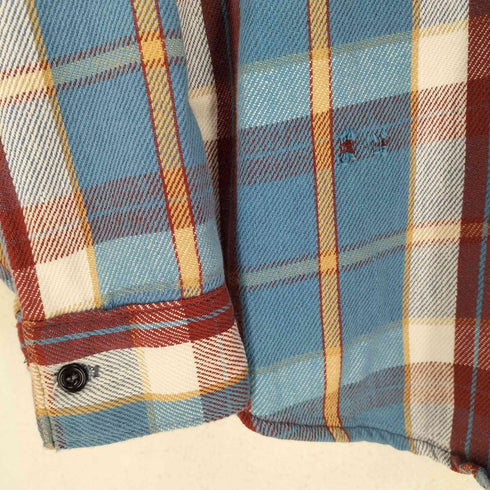 ファイブブラザー FIVE BROTHER 70-80s MADE IN USA L/S ネルシャツ メンズ 15-151/2