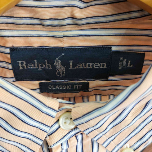 ラルフローレン RALPH LAUREN スモールポニー刺繍 CLASSIC FIT S/S BDシャツ メンズ JPN:L