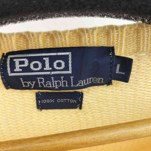ポロバイラルフローレン Polo by RALPH LAUREN スモールポニー刺繍 コットンニット メンズ JPN:L