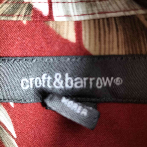 クラフトアンドバロー Croft&Barrow アロハシャツ メンズ M