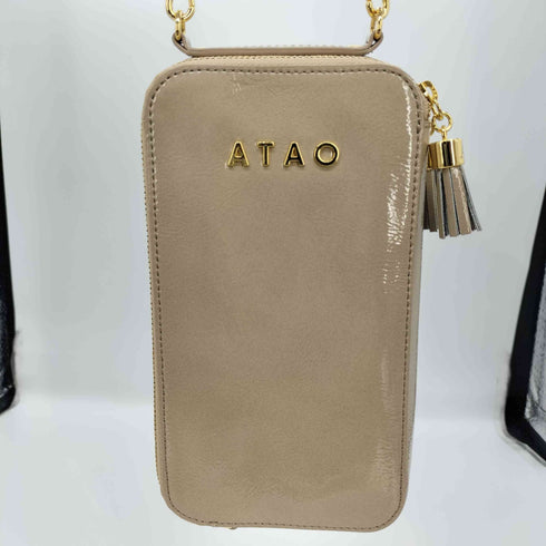 アタオ ATAO アミュレットケリー エナメル お財布ポシェット レディース