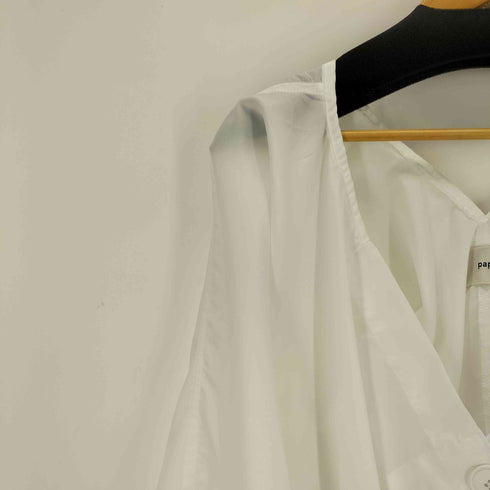 パピエ papier reconstructed volume blouse 再構築 ボリューム ブラウス レディース