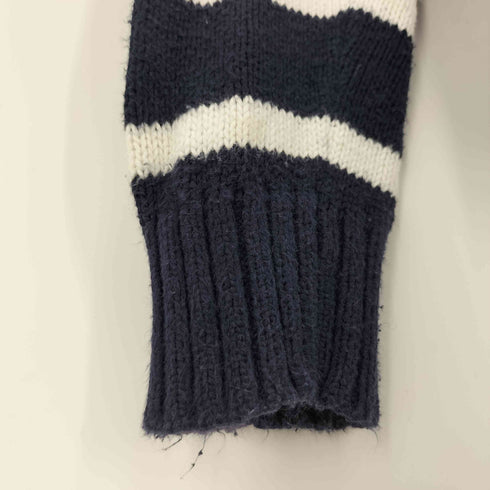 ポロバイラルフローレン Polo by RALPH LAUREN 90S コットン クルーネック ボーダー ニット メンズ import:S