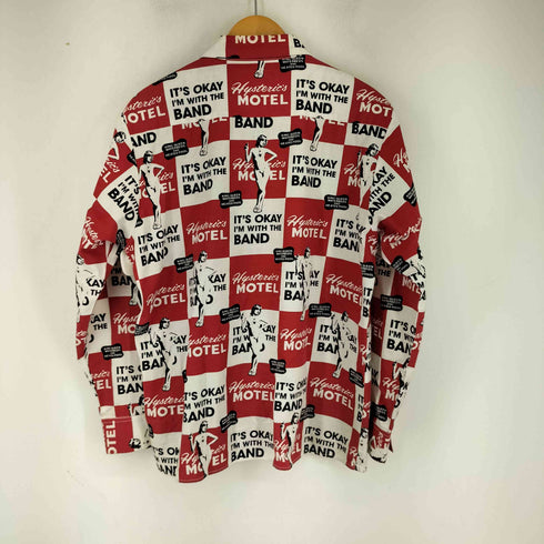 ヒステリックグラマー HYSTERIC GLAMOUR 22AW HYSTERIC'S MOTEL柄 エンジニア シャンブレー シャツ メンズ JPN:M