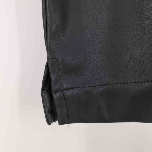 ザラ ZARA S/S フェイクレザースナップボタンシャツ メンズ JPN:XL