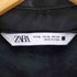 ザラ ZARA S/S フェイクレザースナップボタンシャツ メンズ JPN:XL