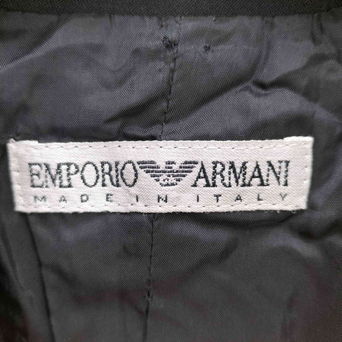 エンポリオアルマーニ EMPORIO ARMANI 1Bステッチデザイン比翼テーラードジャケット スーツセットアップ レディース 36