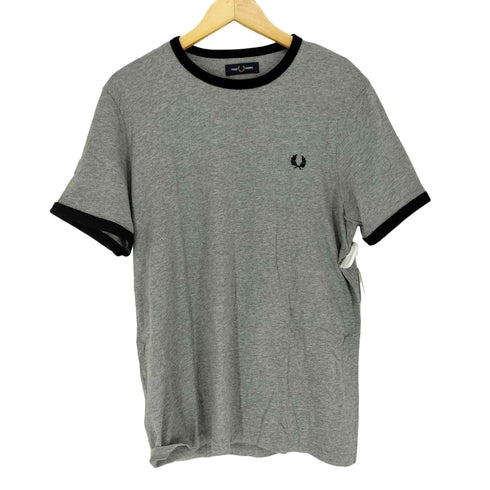 フレッドペリー FRED PERRY ロゴ刺繍リンガーTシャツ メンズ JPN:L