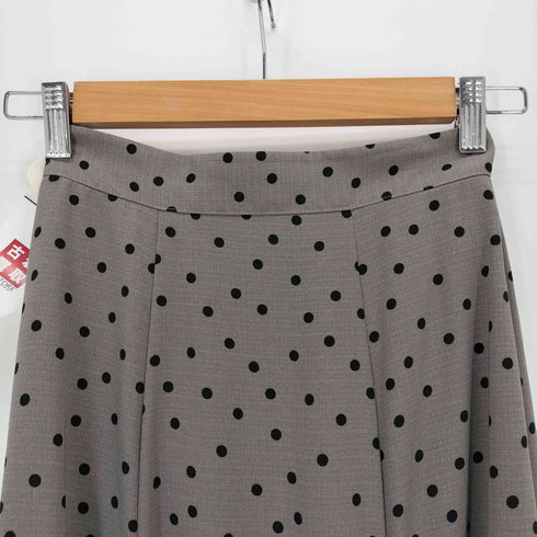 ナチュラルビューティーベーシック NATURAL BEAUTY BASIC ドットランダムヘムスカート レディース JPN:S
