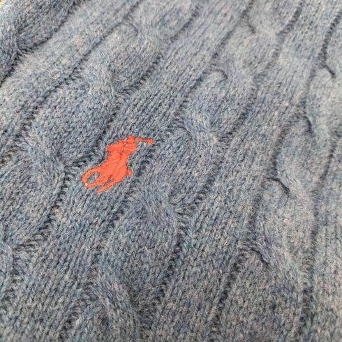 ポロラルフローレン POLO RALPH LAUREN ポニー刺繍ケーブルマフラー メンズ