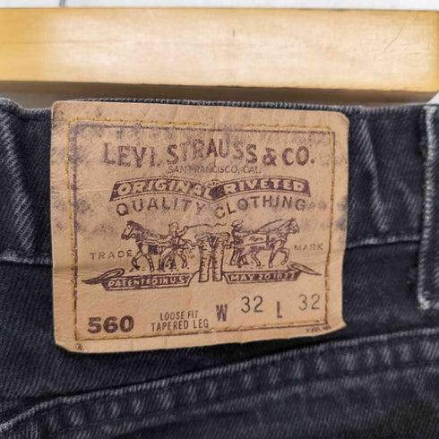 リーバイス Levis 560 ボタン裏7 オレンジタブ 96年製 ジッパーフライデニムパンツ メンズ US:32-33