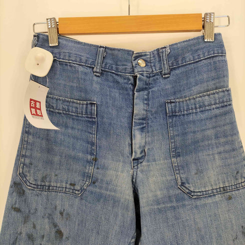 seafarer 42talon USA製 ペイント Denim Sailor Pants セーラーパンツ メンズ 28×30