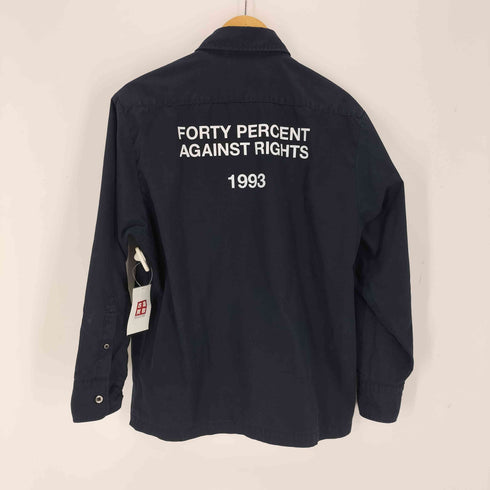 フォーティーパーセントアゲインストライツ FORTY PERCENTS AGAINST RIGHTS ワークシャツ メンズ JPN:S