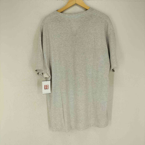 アメリカンアパレル AMERICAN APPAREL ETAVIRP 霜降り フロントロゴプリントクルーネックTシャツ メンズ JPN:XL