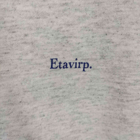 アメリカンアパレル AMERICAN APPAREL ETAVIRP 霜降り フロントロゴプリントクルーネックTシャツ メンズ JPN:XL