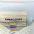 エマクローズ EMMA CLOTHES オーバーサイズストライプ切替シャツ メンズ L