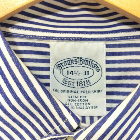 ブルックスブラザーズ BROOKS BROTHERS ロンドンストライプ BD長袖シャツ メンズ 14 1/2-31