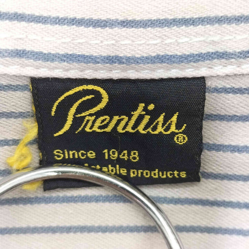 ジャーナルスタンダードレリューム JOURNAL STANDARD relume ×prentiss 20SS ストライプ柄 ワークシャツ メンズ L