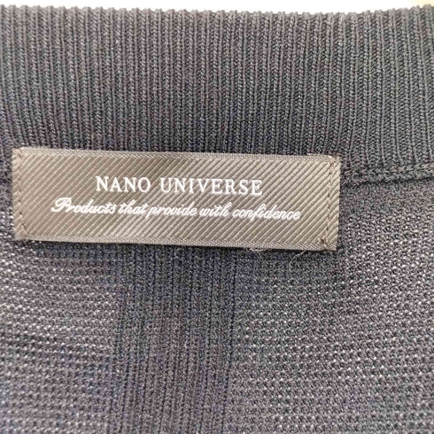 ナノユニバース NANO universe クルーネックカーディガン メンズ L