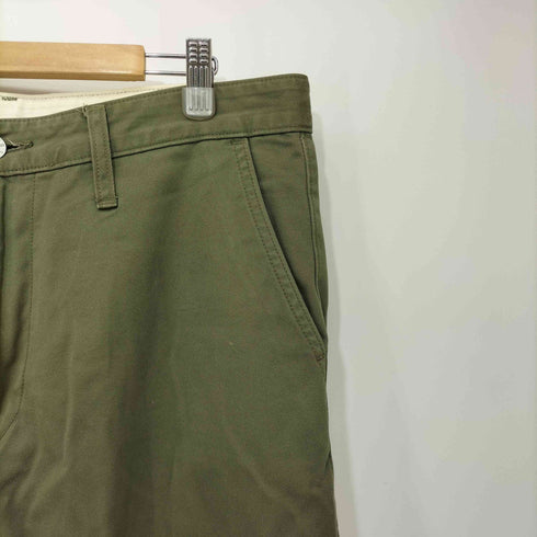ビッグジョン BIG JOHN バックシンチ ミリタリーカーキ アンクル丈ストレートチノ メンズ 30