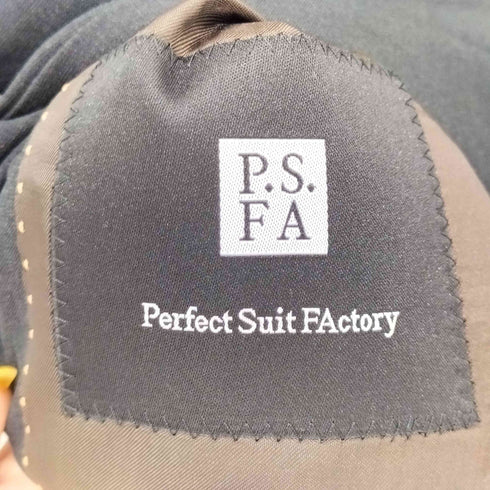 パーフェクトスーツファクトリー P.S.FA Perfect Suit FActory シングルテーラードジャケット セットアップ 背抜き サイドベンツ メンズ 90-46-170