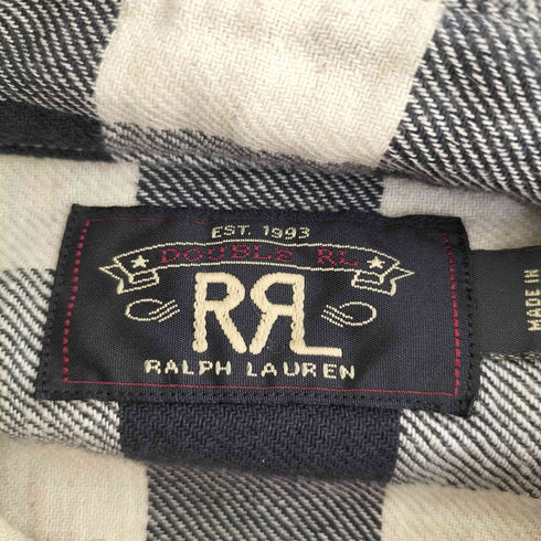 ダブルアールエルラルフローレン RRL RALPH LAUREN Buffalo Check Twill Workshirt メンズ JPN:M