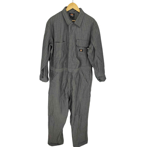ディッキーズ Dickies ヘリンボーン フロントダブルジップつなぎ メンズ 42/44