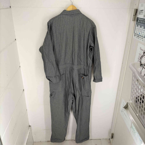 ディッキーズ Dickies ヘリンボーン フロントダブルジップつなぎ メンズ 42/44