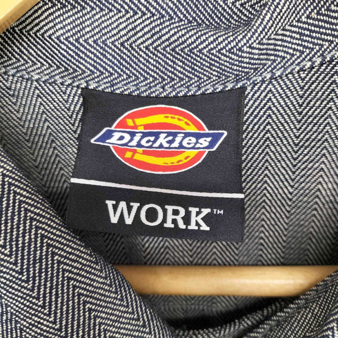 ディッキーズ Dickies ヘリンボーン フロントダブルジップつなぎ メンズ 42/44