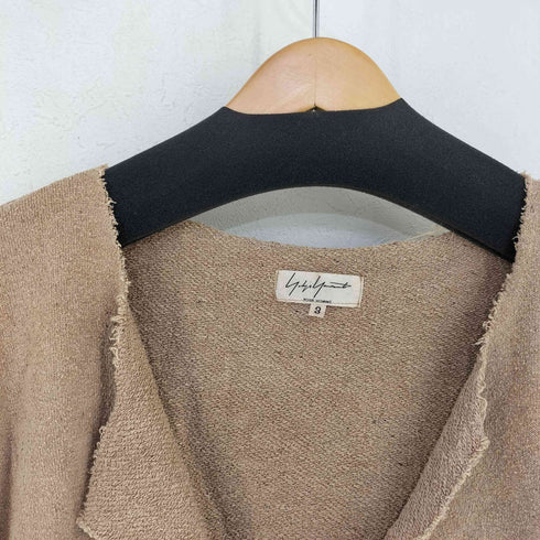 ヨウジヤマモトプールオム Yohji Yamamoto POUR HOMME 製品染め シルク パイル地 スキッパーカットソー メンズ JPN:3