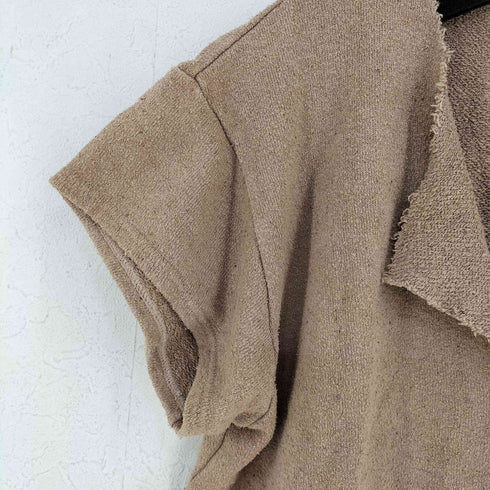 ヨウジヤマモトプールオム Yohji Yamamoto POUR HOMME 製品染め シルク パイル地 スキッパーカットソー メンズ JPN:3