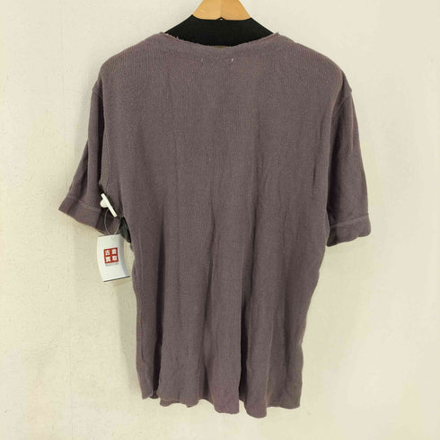 ヨウジヤマモトプールオム Yohji Yamamoto POUR HOMME 製品染め ヘンプ ヘンリーネックカットソー メンズ JPN:3