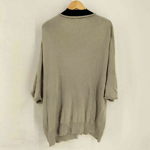ヨウジヤマモトプールオム Yohji Yamamoto POUR HOMME 五分袖 ロールネックニット メンズ JPN:3
