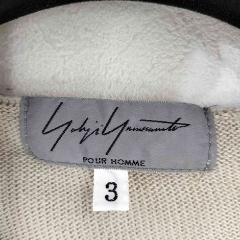 ヨウジヤマモトプールオム Yohji Yamamoto POUR HOMME 五分袖 ロールネックニット メンズ JPN:3