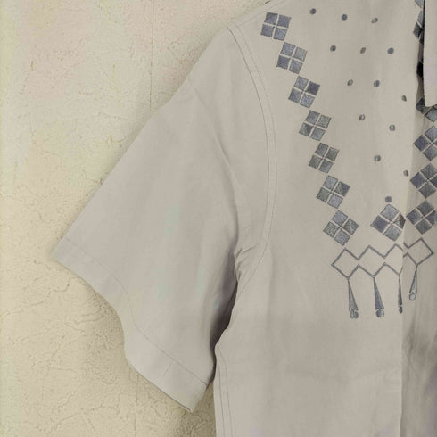 サイトバイヨウジヤマモト syte by Yohji Yamamoto 刺繍デザイン S/S シャツ メンズ JPN:L