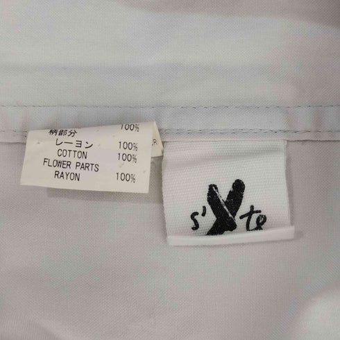 サイトバイヨウジヤマモト syte by Yohji Yamamoto 刺繍デザイン S/S シャツ メンズ JPN:L