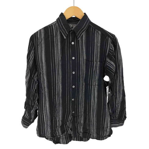 MIO CAMISA マルチストライプレーヨンシャツ メンズ JPN:M