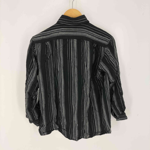 MIO CAMISA マルチストライプレーヨンシャツ メンズ JPN:M