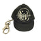 ヨウジヤマモトプールオム Yohji Yamamoto POUR HOMME WOOL BLACK CAP KEYHOLDER SMILE LOGO メンズ