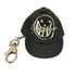 ヨウジヤマモトプールオム Yohji Yamamoto POUR HOMME WOOL BLACK CAP KEYHOLDER SMILE LOGO メンズ