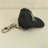 ヨウジヤマモトプールオム Yohji Yamamoto POUR HOMME WOOL BLACK CAP KEYHOLDER SMILE LOGO メンズ