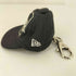 ヨウジヤマモトプールオム Yohji Yamamoto POUR HOMME WOOL BLACK CAP KEYHOLDER SMILE LOGO メンズ