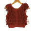 クラネ CLANE 24SS W FACE FRINGE KNIT VEST ダブルフェイスフリンジニットベスト レディース JPN:1
