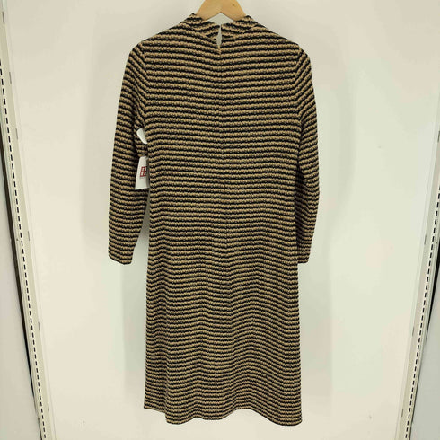 70-80S ロケットTALON ジャガード ニット ワンピース レディース