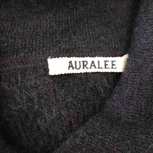 オーラリー AURALEE BABY SURI ALPACA SHEER KNIT SHIRT CARDIGA メンズ JPN:4