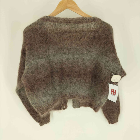 PAUL&DUFFIER ウール ナイロン 混 モヘア シャギー ニット レディース import:S