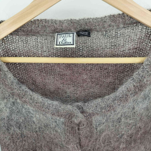 PAUL&DUFFIER ウール ナイロン 混 モヘア シャギー ニット レディース import:S