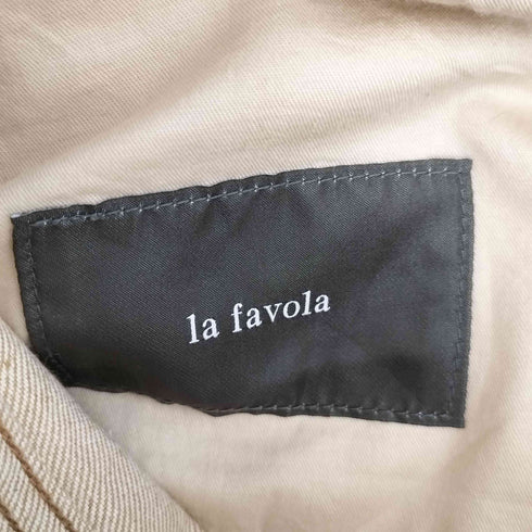 ラファーヴォラ LA FAVOLA BAGGY PANTS CAMEL DENIM メンズ JPN:3