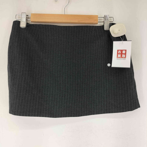 ザラ ZARA クロスオーバーストライプミニスカート レディース JPN:M
